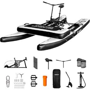 دراجة مائية Spatium SUP - قارب بدواسة قابل للنفخ لشخص واحد - قوارب الكاياك ولوح التجديف - متعة الماء والصيد + حصيرة in Kuwait