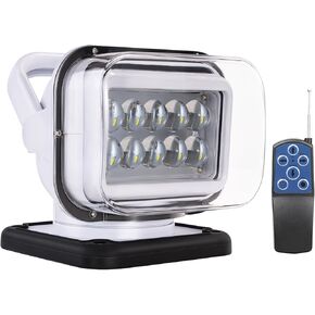 مصباح كشاف LED من Niceky للشاحنة، ضوء بحث LED عن بعد، إعادة تعيين تلقائي 360 درجة دوارة للقارب للصيد البحري على الطرق الوعرة بيك أب SUV UTV Go في الهواء الطلق، 6 مغناطيسات قوية 50 وات 5000 لومن 12 فولت 24 فولت (أبيض) in Saudi Arabia