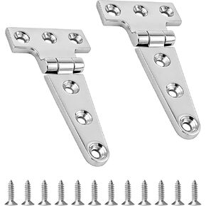 Heavy Duty Stainless Steel T Hinge - Marine Grade 316 Hinges for Boat Hatches, Toolbox, Doors & Gates (6x3 Inch-4 Pack) in Saudi Arabia