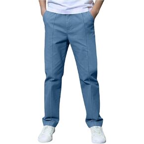 الأولاد سحب على استرخاء زي مدرسي السراويل مرونة الخصر مستقيم الساق جولف تشينو بنطلون الاطفال ملابس الموضة 3-14 سنة in Kuwait