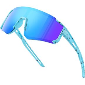 Fanshen Kids Baseball Sunglasses for Boys Girls Ages 3-12, Sports Polarized Youth Baseball Sunglasses UV Protection in Kuwait