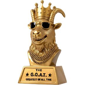 جائزة الفائز بكأس الماعز - جائزة مضحكة مصنوعة يدويًا مقاس 6 بوصات هي الأعظم على الإطلاق لبطل كرة القدم الخيالي، وأفضل لاعب في المكتب، وتقدير الموظفين، والرئيس وزملاء العمل، والفائز وهدايا الكمامة للرجال والأصدقاء in Kuwait