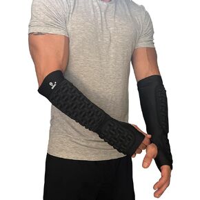 Sedroc Padded Hand and Arm Guards, Protective Forearm Support Sleeves for Thin Skin and Bruising Prevention (Medium) in Kuwait