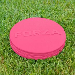 علامات القرص المسطح فورزا | أقلام تدريب ذات ألوان زاهية لكرة القدم واللعب في الهواء الطلق - متوفرة بحجم صغير (مجموعة من 20) أو قياسية (مجموعة من 10) in Kuwait