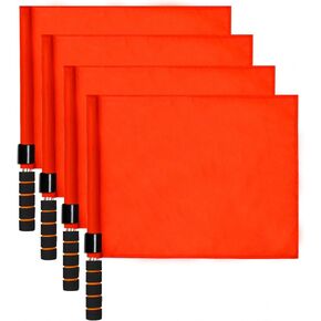 Volleyball Line Judge Flags, 4-Pack Referee Flags for Volleyball Matches in Kuwait