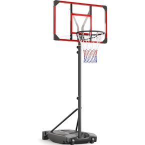 Kids Basketball Hoop Outdoor 4.82-8.53ft Adjustable, Portable Basketball Hoops & Goals for Kids/Teenagers/Youth in Backyard/Driveway/Indoor, with Enlarged Base and PC Backboard in Kuwait