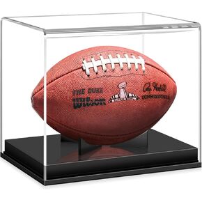 حافظة عرض كرة القدم KKU، حافظة عرض كرة قدم أكريليك، حامل كرة قدم موقع، لا يلزم تجميع صندوق عرض كرة القدم مع حامل عرض كرة قدم مدمج قابل للإزالة in Kuwait