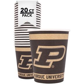 Desert Cactus Purdue University Paper Cups PU Boilermakers 20 Count 9 Ounce Cold Beverage Cups for Tailgates, Graduation and Events (Design A) in Saudi Arabia