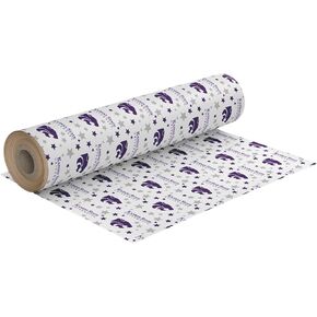 ONDEMAND FAN NCAA Wrapping Paper with Starscape design (Kansas State Wildcats,Wrapping Paper 30" x12') in Kuwait