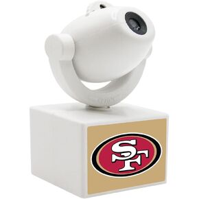 Sporticulture NFL American Football San Francisco 49ers - Adjustable Led Mini Spotlight Projector with 6 Team Logo Designs - Portable & Rechargeable Spotlight - Battery-Operated - 4.375" x 3.125" in Kuwait