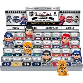 مجموعة Party Animal 2026 NHL 12 شخصية TeenyMates، ألوان الفريق، مقاس واحد (Teenymate NHL Series 12-2026 4 Blind Pack Lot) in Kuwait