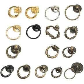 Drawer Ring Pull Handles, Drawer Ring Pull Handles Multicolor 30 pcs(Mt1) in Saudi Arabia