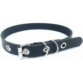 Black Choker Necklace for Women Punk Goth Metal Link Leather Collar Chokers Necklace Cosplay Rock Neck Chain Leather Chain Metal Link jewelry Sexy Necklace for Women Trendy in Kuwait