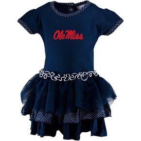 بدلة قطعة واحدة للفتيات الصغيرات ذات قدمين للأمام من توتو منقط، ملابس جامعية لمحبي الرياضة in Kuwait