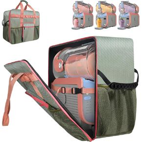 حقيبة حمل لجهاز Ninja SLUSHI Max XXL - لوحة أمامية سهلة الوصول، جيوب متعددة لملحقات آلة Ninja Slushie FS605، حقيبة متينة بمقابض متعددة in Kuwait