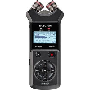 TASCAM DR-07XP 32-Bit Float Portable Handheld Field Recorder and USB-C Audio Interface — With Adjustable Mics for Digital Stereo Recording of Music, Sound, Voice, Audio for Video and Podcasting in Kuwait