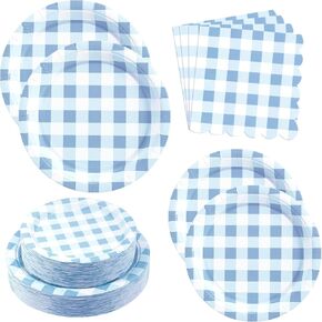150PCS Race Car Birthday Party Decorations - Black and White Checkered Plates and Napkins for 50 Guests, Disposable Tableware Supplies for Birthdays, Game Day, and Racing-Themed Parties in Saudi Arabia