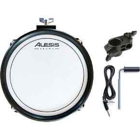 Alesis PRO 8 Inch Dual Zone Mesh Drum with Clamp and Silverline Audio 10ft Trigger Cable Bundle [Compatible with Roland/Yamaha/Simmons/Ion] in Kuwait
