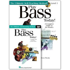 Hal Leonard Play Bass Today! Level One (Book/CD/DVD) in Kuwait