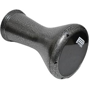 طبلة معدنية دربوكا دومبيك 17/17.5 بوصة مع غطاء رأس PowerBeat مجاني (فضي وأسود PowerBeat) in Kuwait