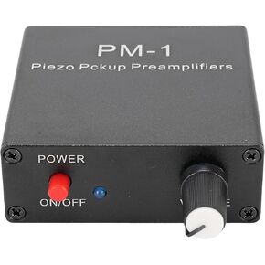 Tangxi Piezo Pickup Preamplifier, High Impedance & Low Noise, PM1 Headphone Amplifier Preamp for Guitar, Violin, Ukulele, with Rechargeable Battery in Kuwait