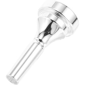 Milisten Silver-plated Brass Cornet Mouthpiece for Cornet, Short Model 4b Size, Metal Student Instrument Accessory Suitable for Beginner and Labor-saving Use in Kuwait