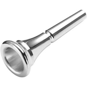 قطعة الفم ذات القرن الفرنسي من Missmore - مطلية بالفضة - قطعة الفم النحاسية ذات الدرجة الاحترافية للاعبي القرن الفرنسي - نغمة وراحة معززة in Kuwait