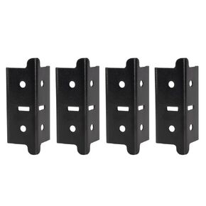4 Pcs Post Coupling Compatible with Muscle Rack, Post Connector for Muscle Rack Shelving, Muscle Rack Post Coupling Post Inserts Connectors for Storage Rack, 3.95 x 1.35 x 1.35 in, Black in Kuwait
