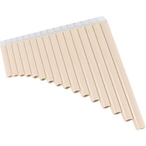 Vaguelly Portable 18-Pipe Pan Flute in C Key Professional Panpipe Musical Instrument for Beginners School & Folk Music Performance in Kuwait