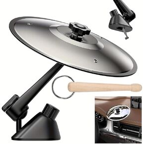 Car Cymbal Air Vent, Mini Drum Crash Cymbal Set with Mini Drum Stick, Car Symbol Drum Air Vent in Kuwait