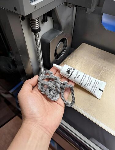 Gear Floss Microfiber Cleaning Rope plus lubricating cream,For cleaning hard-to-clean areas like bicycle transmission pulleys,3D printer lead screws,etc.(40 microfiber ropes,4 grams lubrication) in Kuwait