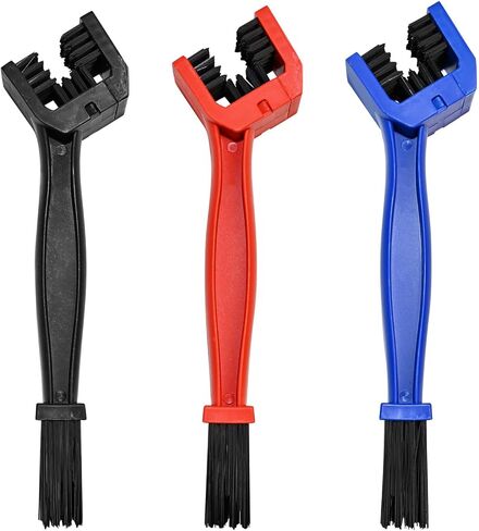 Bike or Motorcycle Chain Washer, Motorcycle Chain Gear Dirt Clean Brushes, Motorcycle Chain Brush Tool Set in Kuwait
