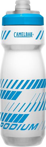 زجاجة مياه للدراجة من CamelBak Podium سعة 24 أونصة - زجاجة سهلة الضغط - تناسب معظم أقفاص الدراجات، غروب الشمس المرجاني in Saudi Arabia