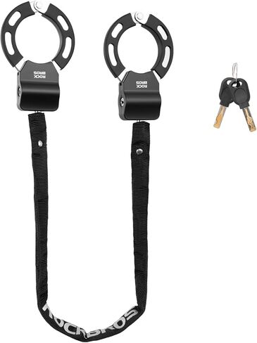 ROCKBROS Bike Lock Scooter Lock 23.4-Inch Heavy Duty Anti-Theft Chain Lock with Key E-Bikes Accessories in Saudi Arabia