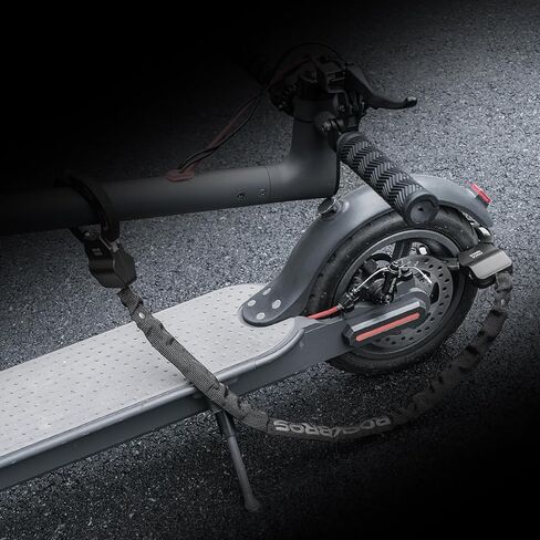 ROCKBROS Bike Lock Scooter Lock 23.4-Inch Heavy Duty Anti-Theft Chain Lock with Key E-Bikes Accessories in Saudi Arabia