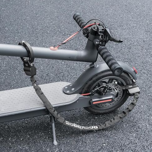 ROCKBROS Bike Lock Scooter Lock 23.4-Inch Heavy Duty Anti-Theft Chain Lock with Key E-Bikes Accessories in Saudi Arabia