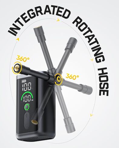 Fanttik X11 Ace Mini Bike Pump, 21s Fast Inflate Bicycle Pump with Gauge, 150PSI Electric Air Pump Portable with Presta and Schrader Valve for Mountain Bike, Road Bike, Electric Bike, MTB in Saudi Arabia