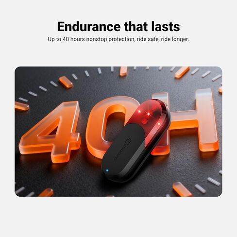 COOSPO TR70 Bike Radar Tail Light, Alerts for Vehicle in 140M, Auto Brake Highlight, 7 Lighting Modes, 40H Long Battery Life, Support APP/Garmin Cycling Computers Display for Road & MTB Cycling Safety in Kuwait