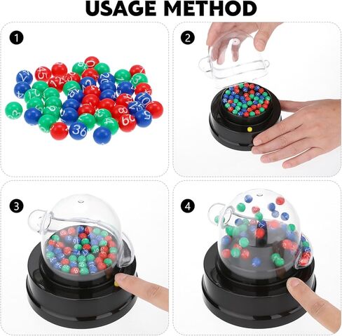 Gadpiparty 49 قطعة من كرات السحب المرقمة 1-50 ملحقات ألعاب البنغو البلاستيكية الملونة لأقفاص البنغو للحفلات وسحب السحب للترفيه الداخلي in Kuwait