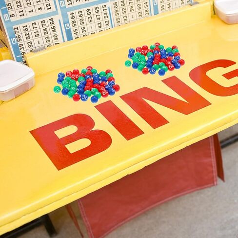 Gadpiparty 49 قطعة من كرات السحب المرقمة 1-50 ملحقات ألعاب البنغو البلاستيكية الملونة لأقفاص البنغو للحفلات وسحب السحب للترفيه الداخلي in Kuwait