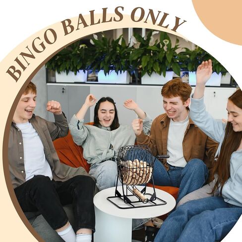 200 قطعة من كرات البنغو B-1 إلى O-200 مقاس 7/8 بوصة، كرات ألعاب البنغو البديلة الخشبية الصلبة للحفلات، وسحوبات الجوائز in Kuwait