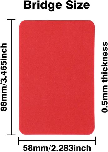Yuanhe 12Pack Poker Cut Cards - Bridge Size Casino Cutting Card in Muti Colors for Poker Texas Hold'em Blackjack Home Games in Saudi Arabia