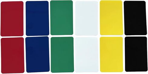 Yuanhe 12Pack Poker Cut Cards - Bridge Size Casino Cutting Card in Muti Colors for Poker Texas Hold'em Blackjack Home Games in Saudi Arabia