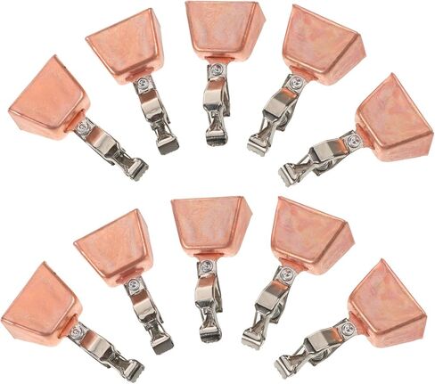 HANABASS 10Pcs Fishing Bells with Eagle Clamp Loud Alerts for Rods Easy Attachment for Sea Fishing Durable Design for Anglers in Saudi Arabia