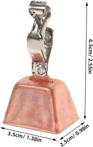 HANABASS 10Pcs Fishing Bells with Eagle Clamp Loud Alerts for Rods Easy Attachment for Sea Fishing Durable Design for Anglers in Saudi Arabia