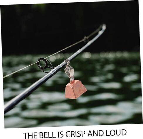 HANABASS 10Pcs Fishing Bells with Eagle Clamp Loud Alerts for Rods Easy Attachment for Sea Fishing Durable Design for Anglers in Saudi Arabia