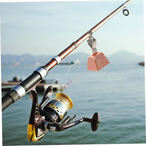 HANABASS 10Pcs Fishing Bells with Eagle Clamp Loud Alerts for Rods Easy Attachment for Sea Fishing Durable Design for Anglers in Saudi Arabia