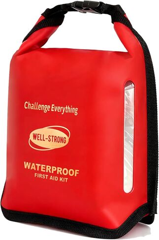 مجموعة الإسعافات الأولية المقاومة للماء مع شريط إغلاق، مجموعة سلامة القوارب البحرية 226 قطعة، مجموعة الطوارئ الطبية مع إغلاق علوي ملفوف وإبزيم للتجديف والصيد والقوارب في الهواء الطلق in Kuwait