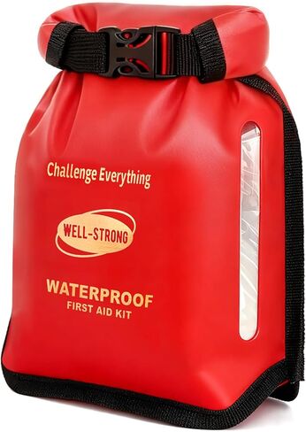 مجموعة الإسعافات الأولية المقاومة للماء مكونة من 226 قطعة من أدوات سلامة القوارب البحرية، مجموعة الطوارئ الطبية مع إغلاق علوي ملفوف وإبزيم للتجديف والصيد والقوارب في الهواء الطلق in Kuwait