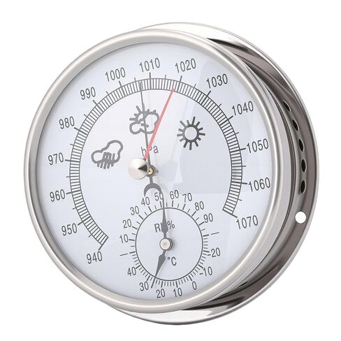 HEEPDD Clocks & Barometers Stainless Steel 3 in 1 for Boats Offices Temperature Pressure Humidity Marine Weather Station Hygrometer Thermometer Nan Other Means of Transportation in Saudi Arabia